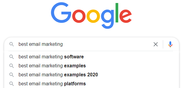 meilleur logiciel d'email marketing recherche Google