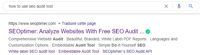 how to use seo audit tool